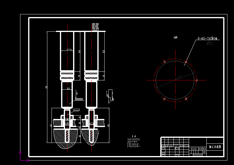 箱体加工钻φ123-6-M5底孔组合机床设计
