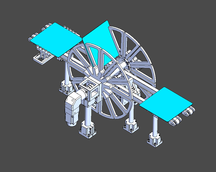 风车式翻板机构
