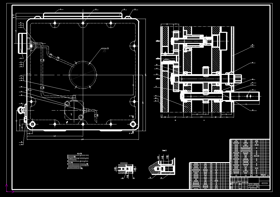 箱体加工钻φ123-6-M5底孔组合机床设计