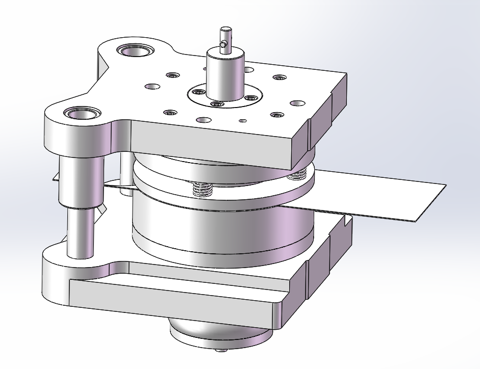 拖车轴端盖复合冲裁模具设计