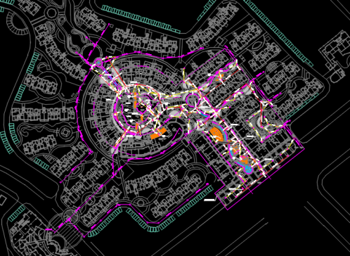 城市休闲广场景观给排水设计施工图