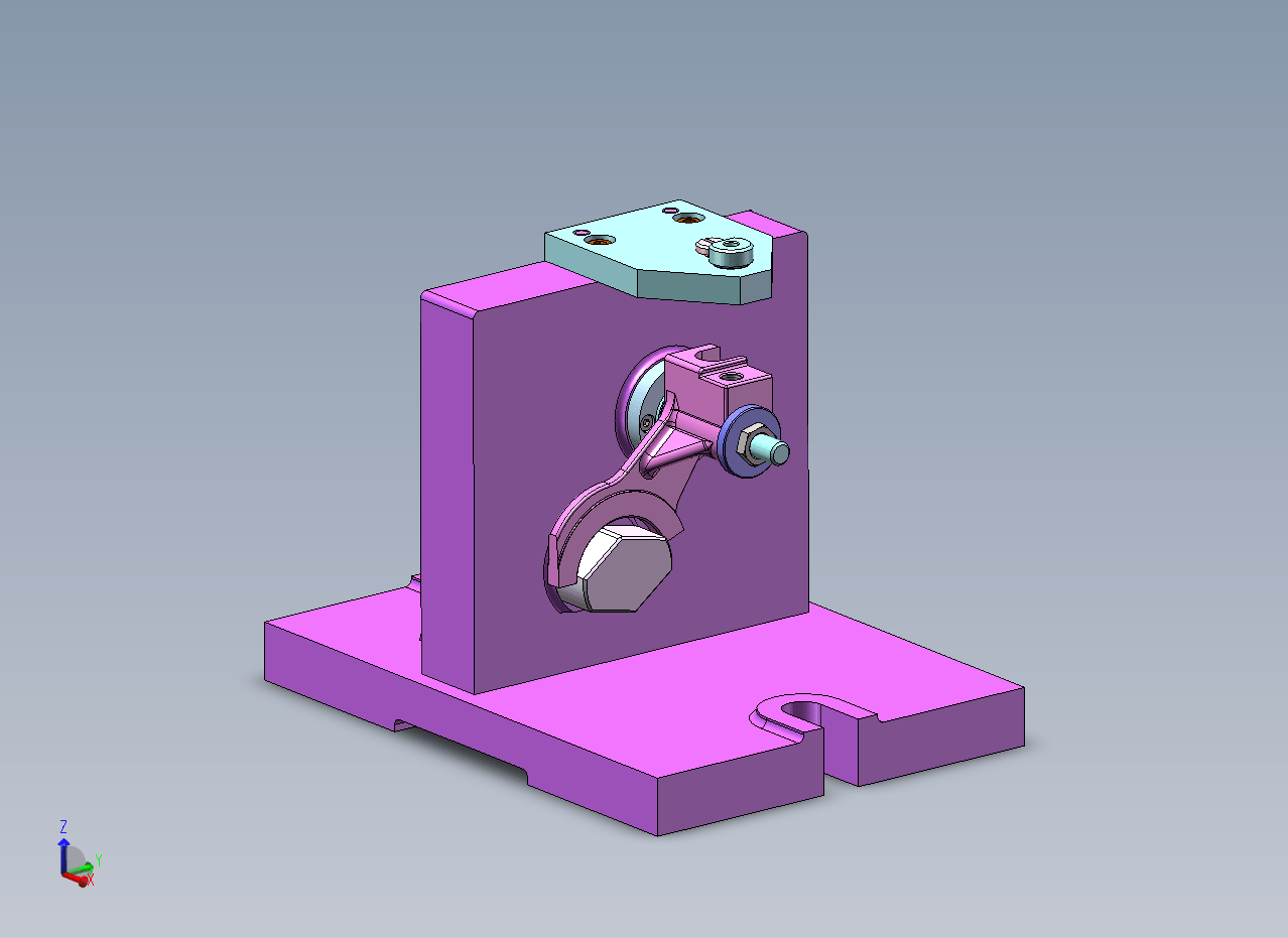 倒档变速叉[倒挡变速叉]工艺及钻M10孔夹具设计【含SW三维图】