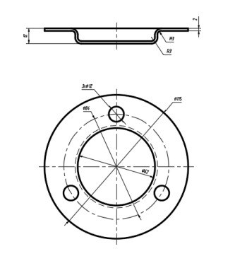 托盘拉深冲压模具设计