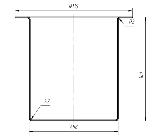 帽件冲压模具设计