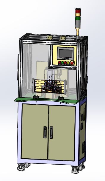 热铆机三维设计图