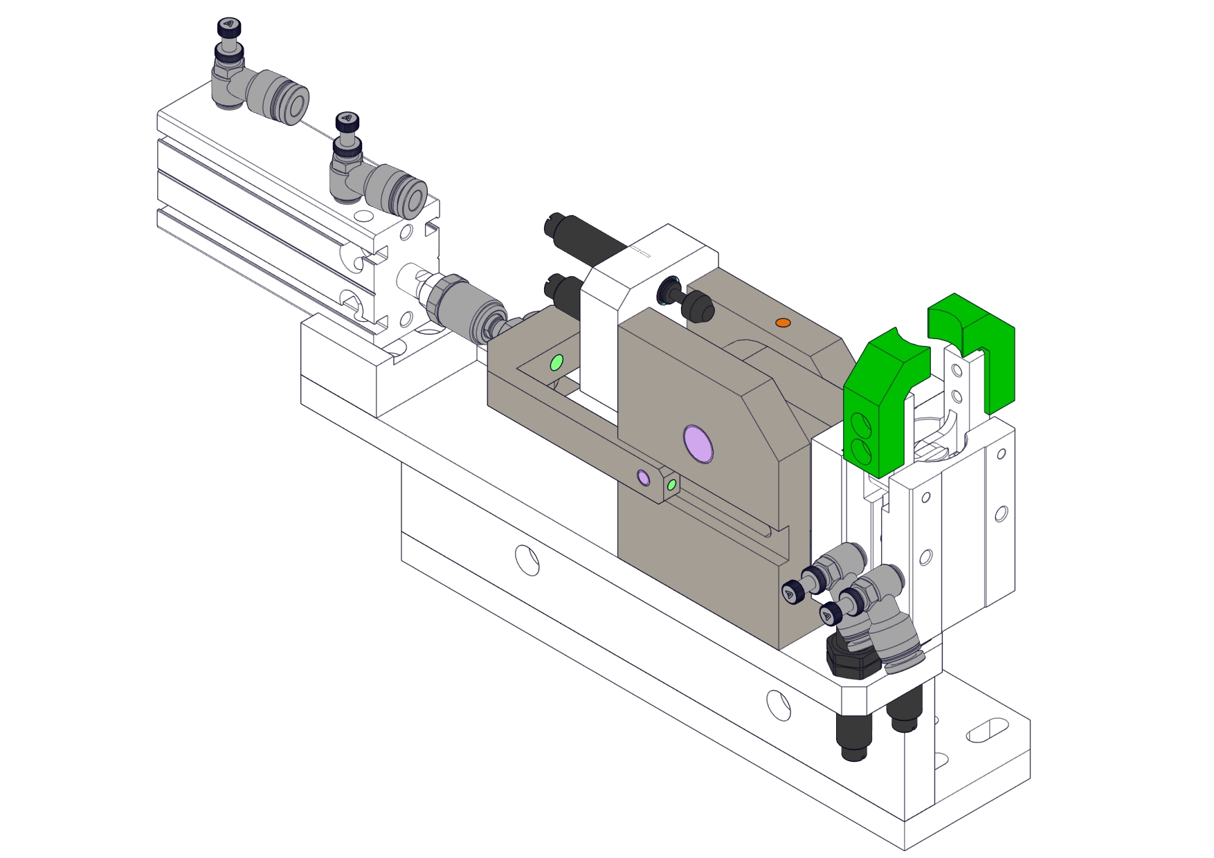 90度抓取放料移栽机构