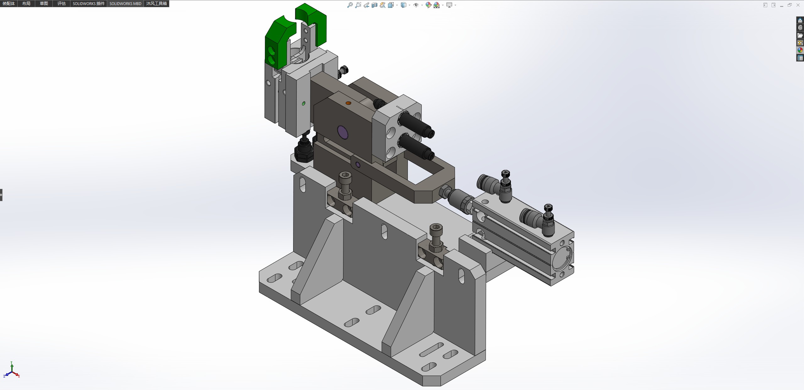 90度抓取放料移栽机构