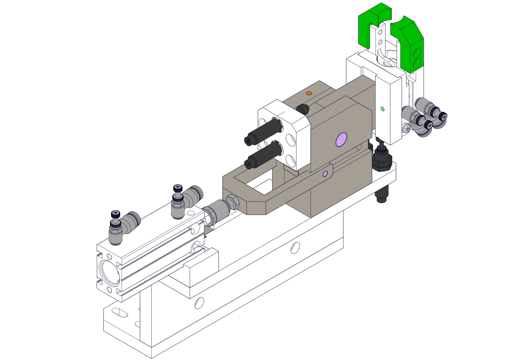 90度抓取放料移栽机构