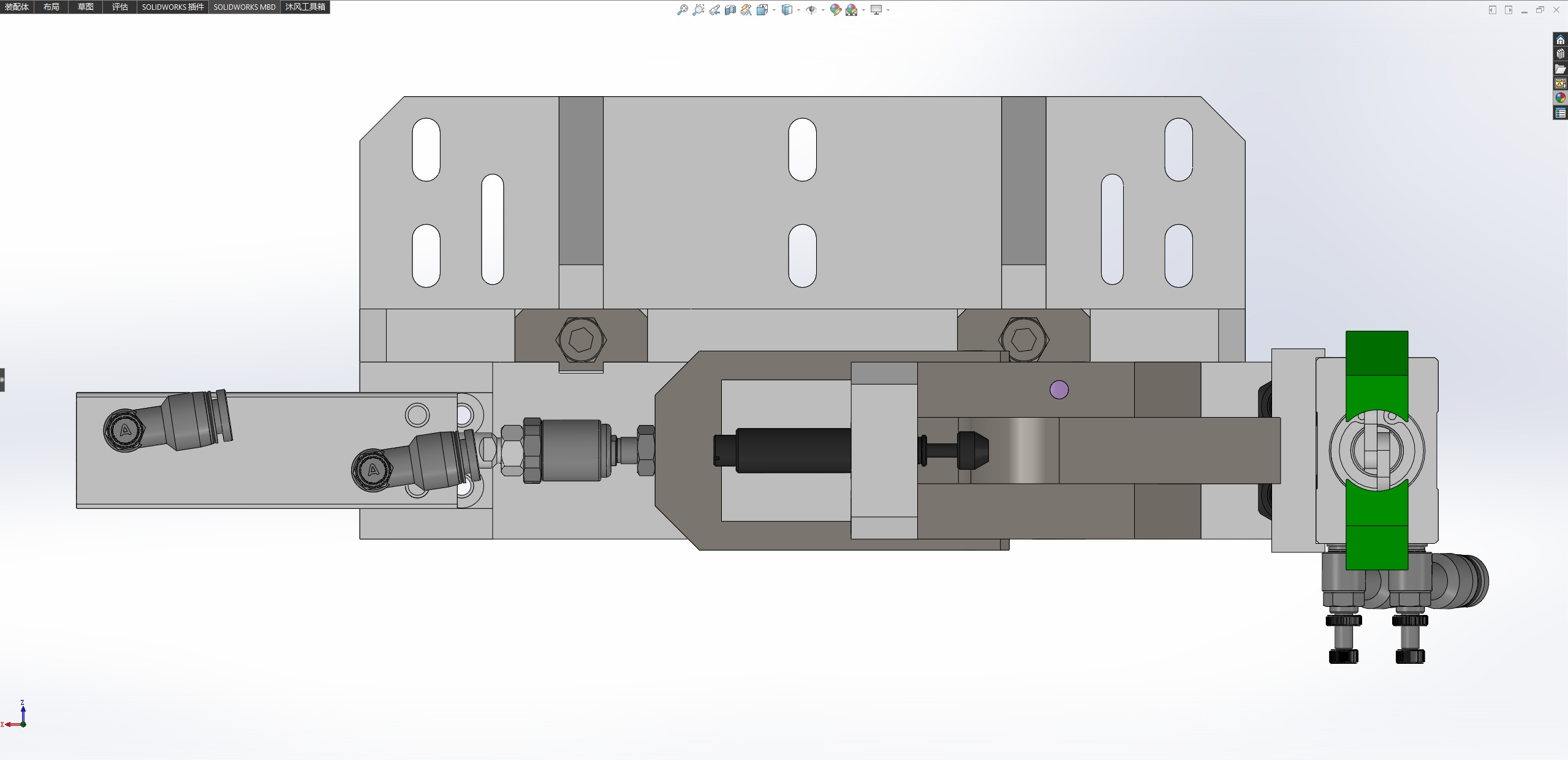 90度抓取放料移栽机构