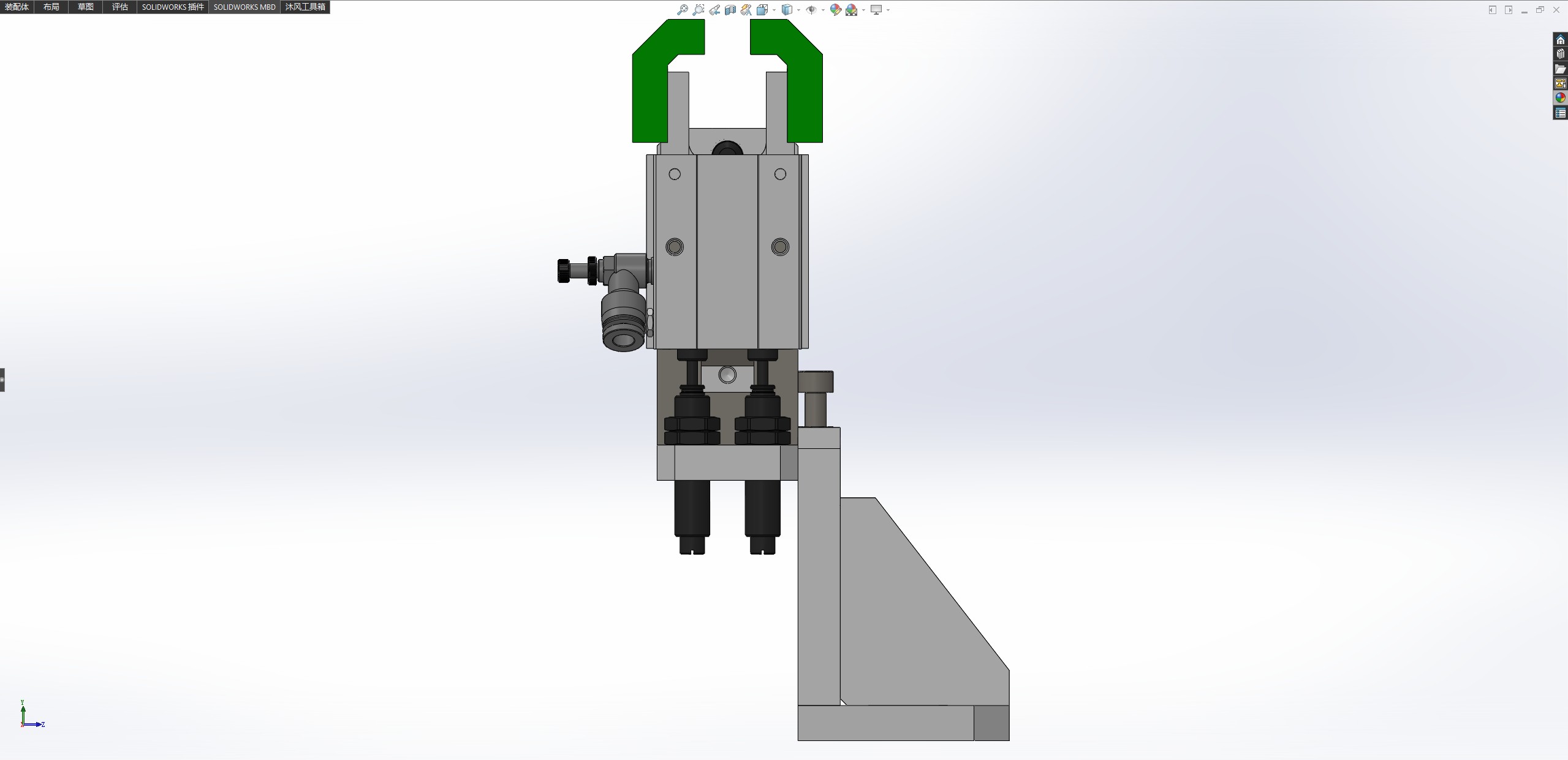 90度抓取放料移栽机构