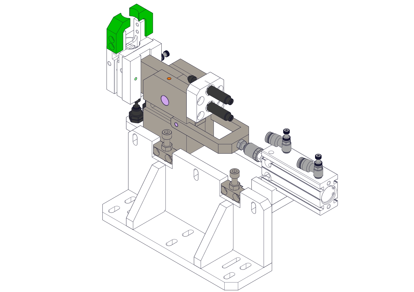 90度抓取放料移栽机构