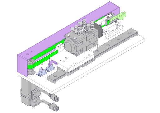 基于同步带传动的拨U盘机构