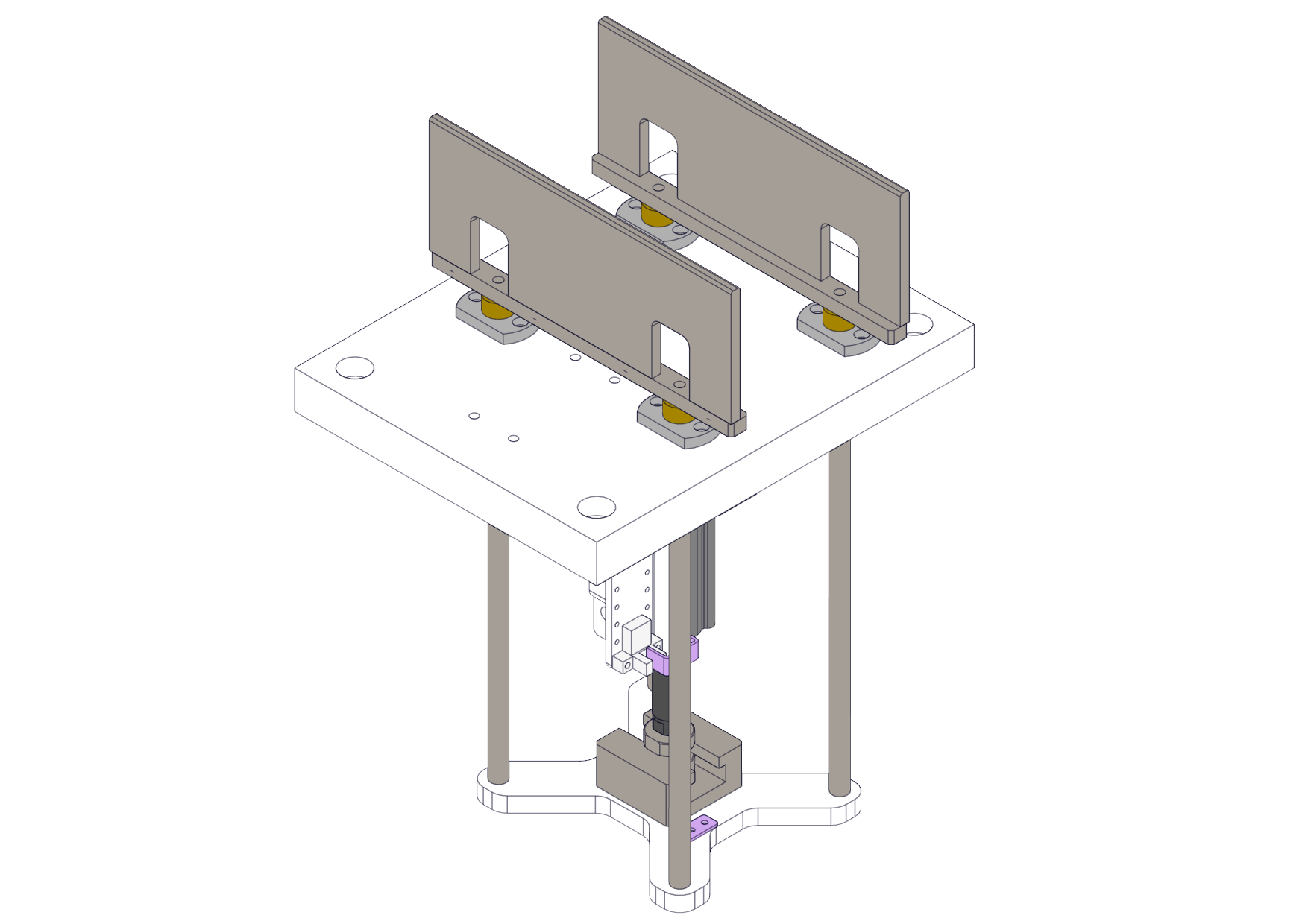 基于电动缸的顶升机构