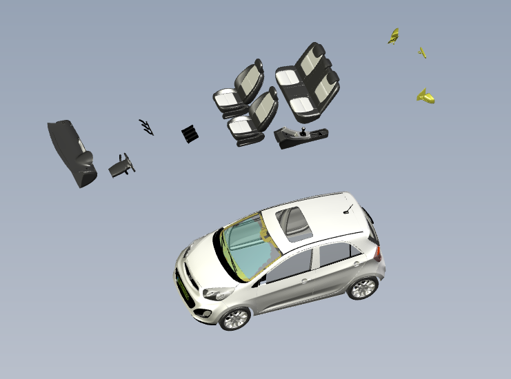 起亚电动汽车模型