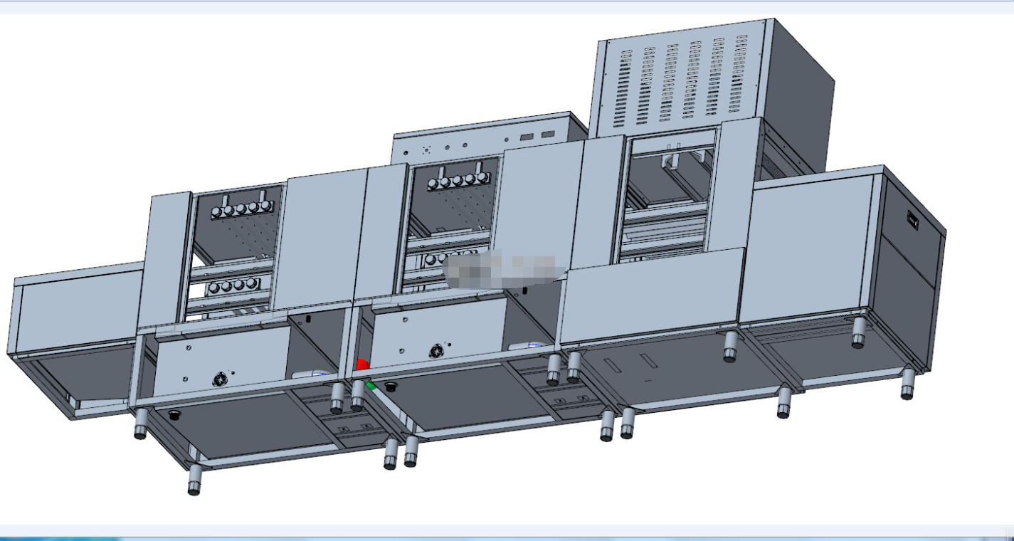 4.9米双杠双漂洗长龙式洗碗机(含清单)--1805901-1500