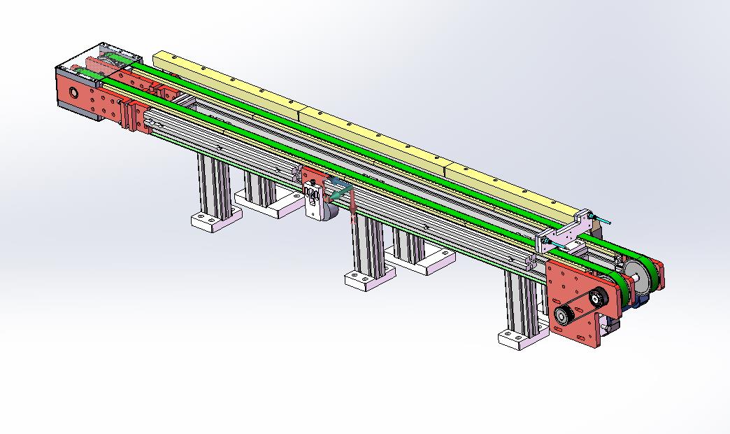 同步带输送机-托盘码垛-定位输送
