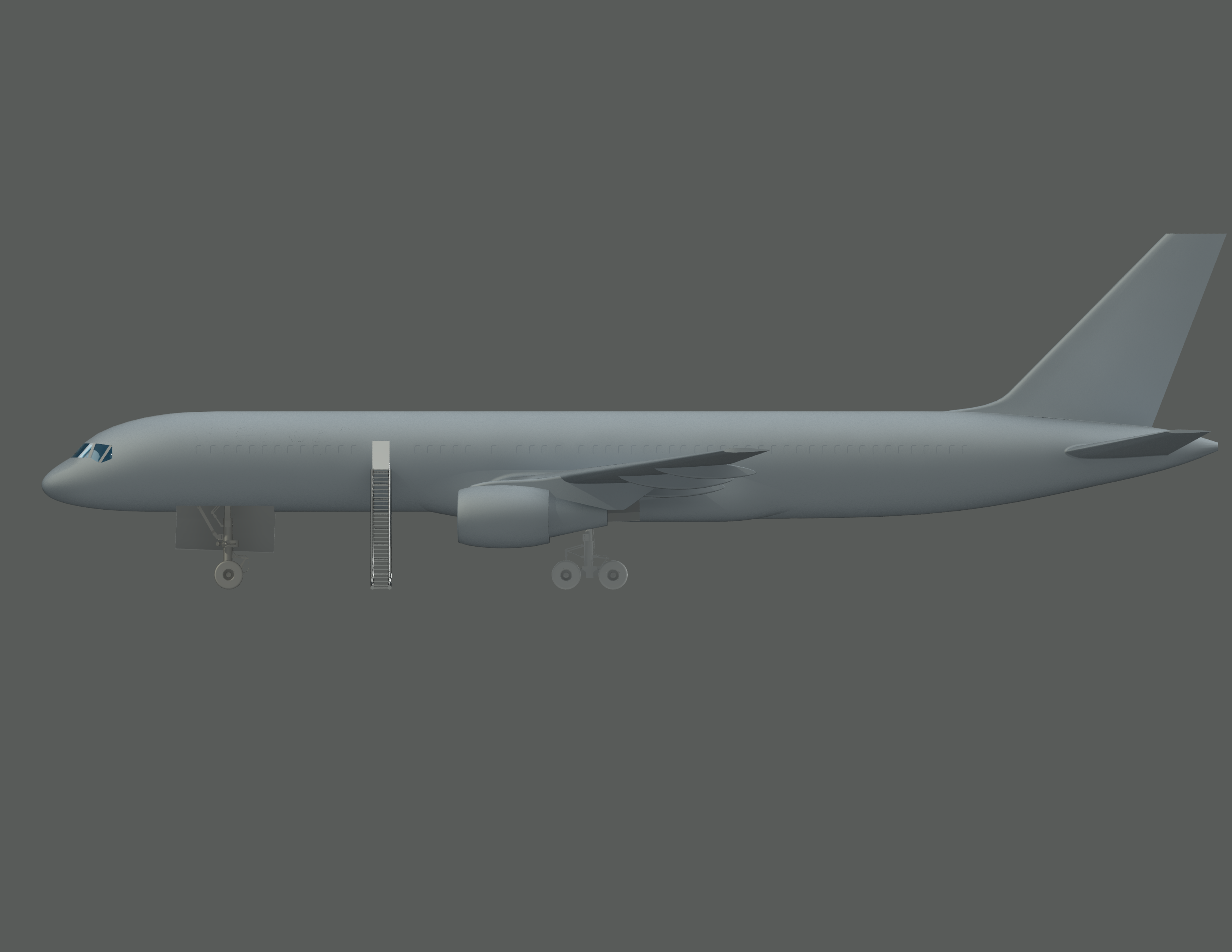 波音757客机开舱门带楼梯