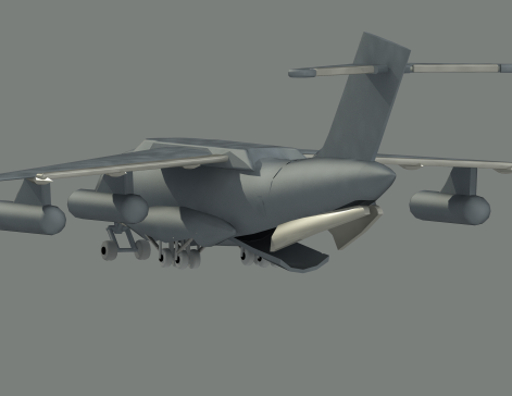 运20运输机打开舱门版