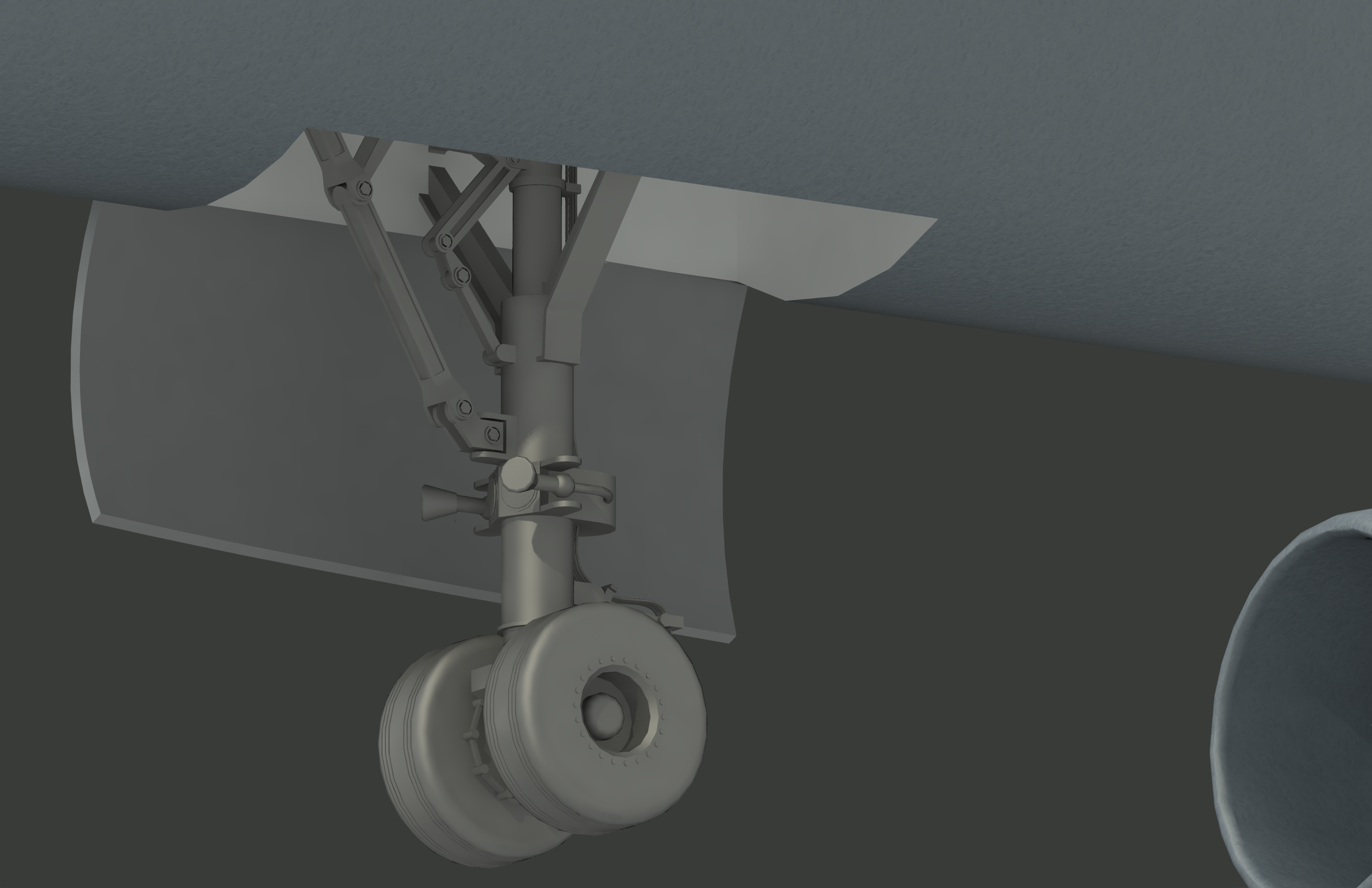 波音757客机开舱门带楼梯