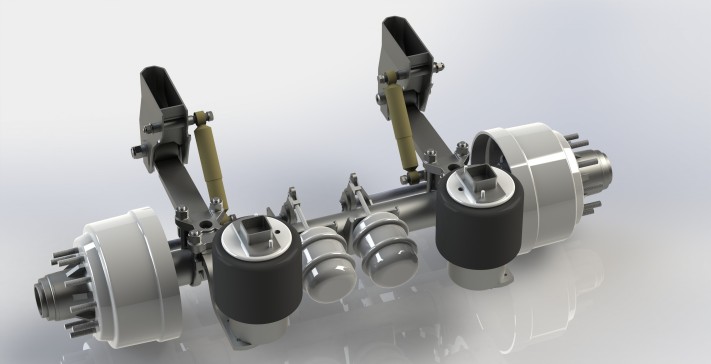 拖车悬架，Weweler=车架底盘悬架悬挂