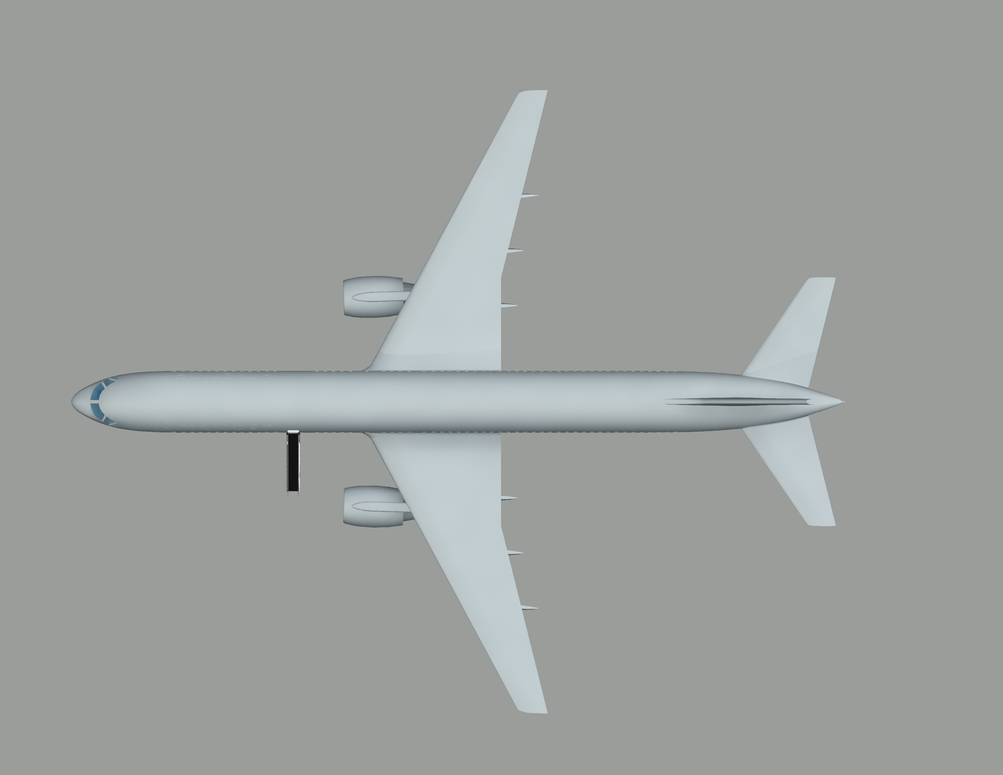 波音757客机开舱门带楼梯