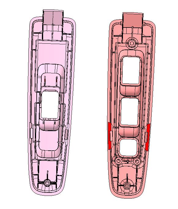 汽车内饰塑料把手