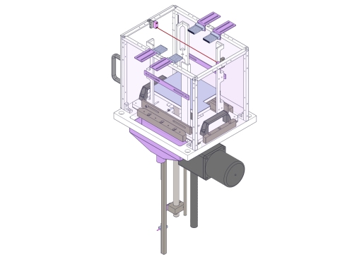 基于排杆电机的顶升机构