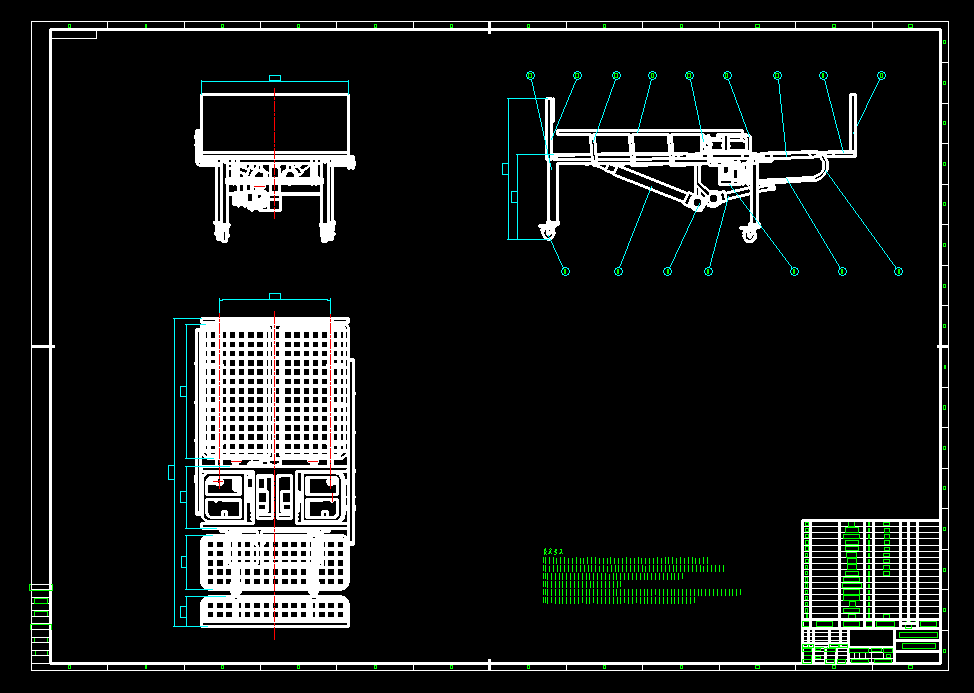 可控式康复床结构设计