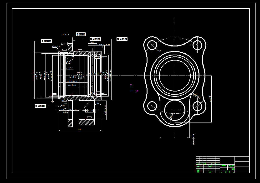 偏心衬套车断夹具设计