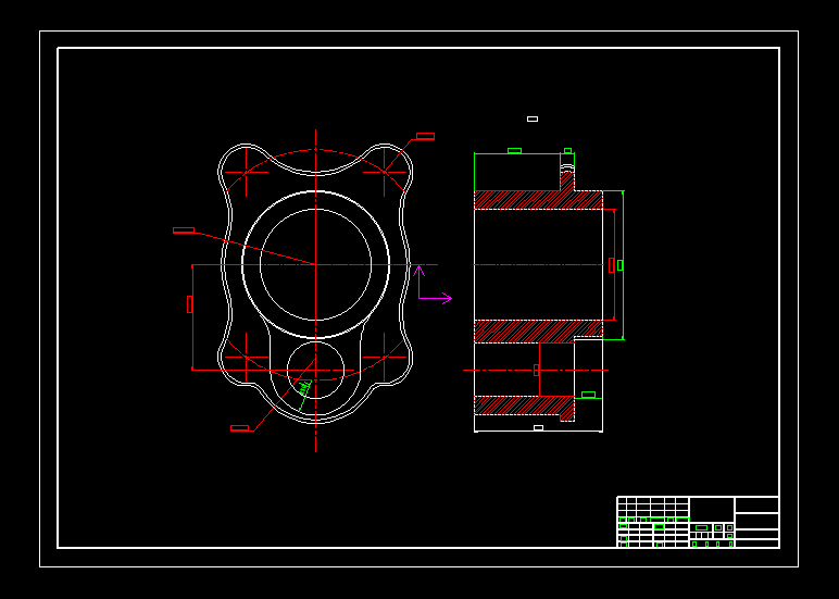 偏心衬套车断夹具设计