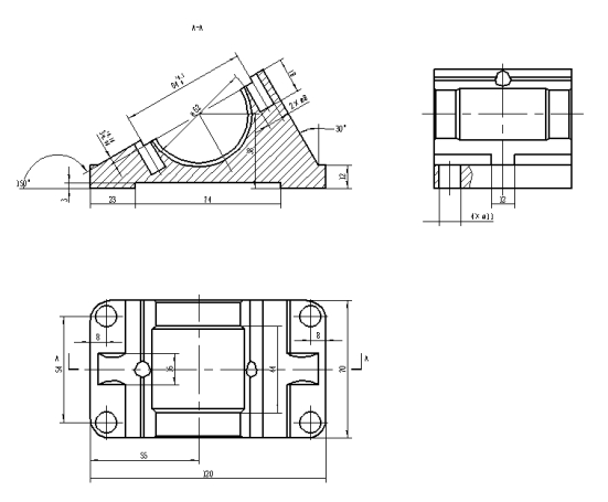 轴承座铣止口夹具设计