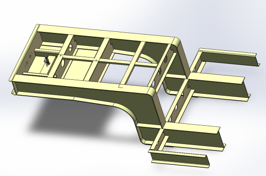 挂车转角检测机构