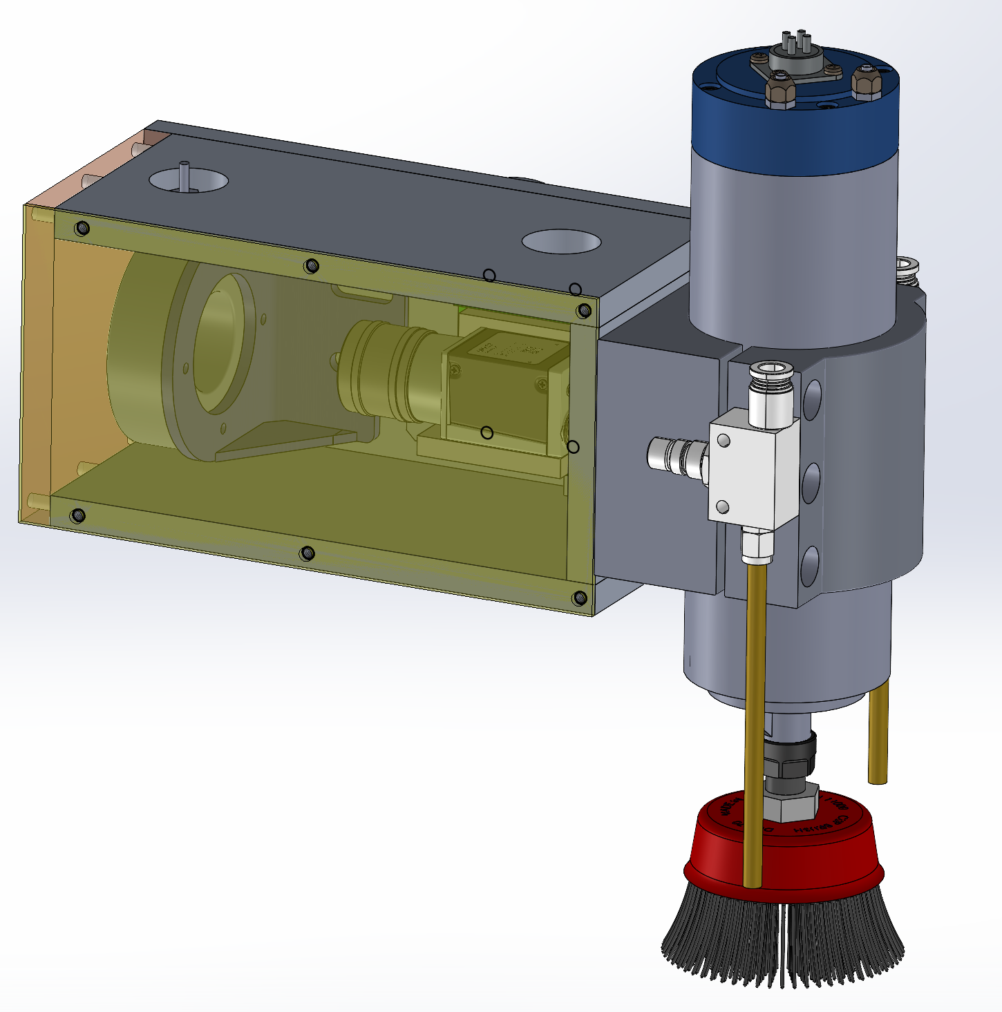 机器人打磨吹扫砂芯项目