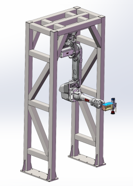 机器人打磨吹扫砂芯项目