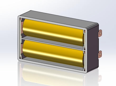 5号电池-AA-2穴电池盒-2穴电池仓