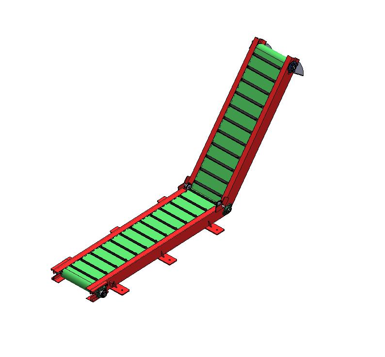 链条链板带提升输送机