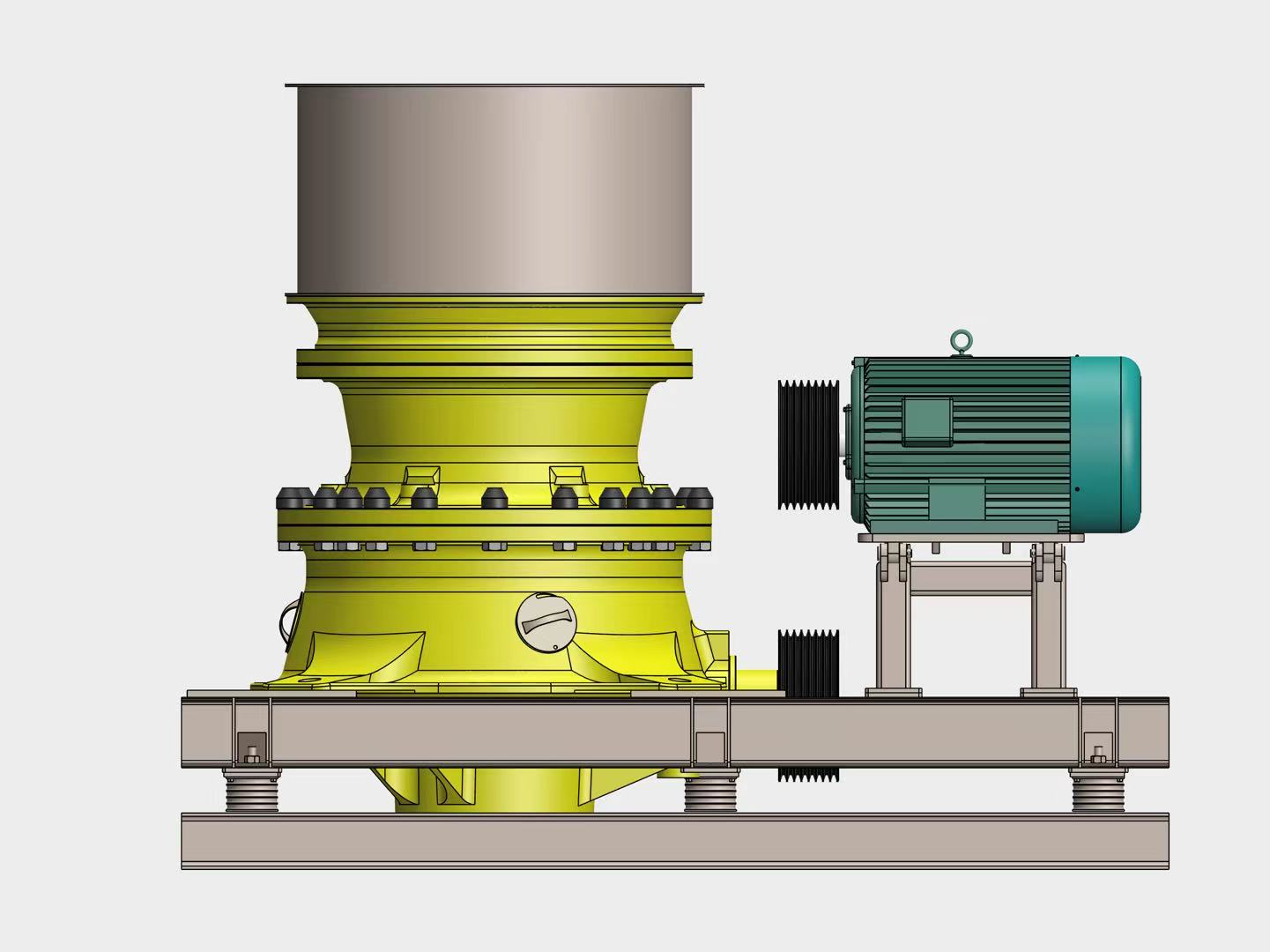 GP200S单缸圆锥破碎机