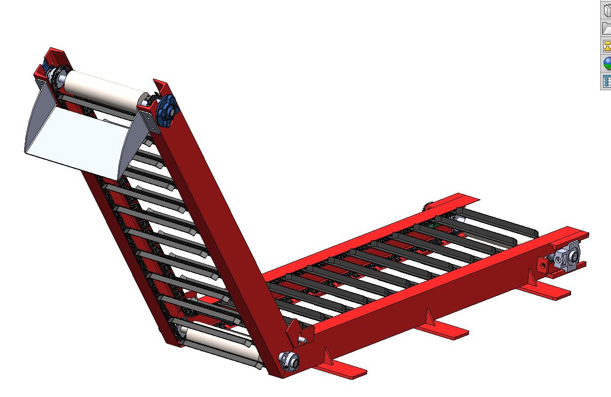 链条链板带提升输送机