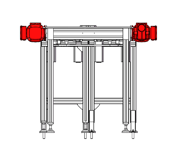 美德乐水平回转5米倍速链托盘宽度240