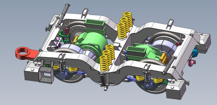 两轴电力机车转向架