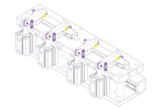 基于连杆机构的定位压紧机构