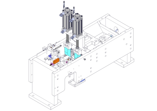 基于凸轮的气缸平移机构