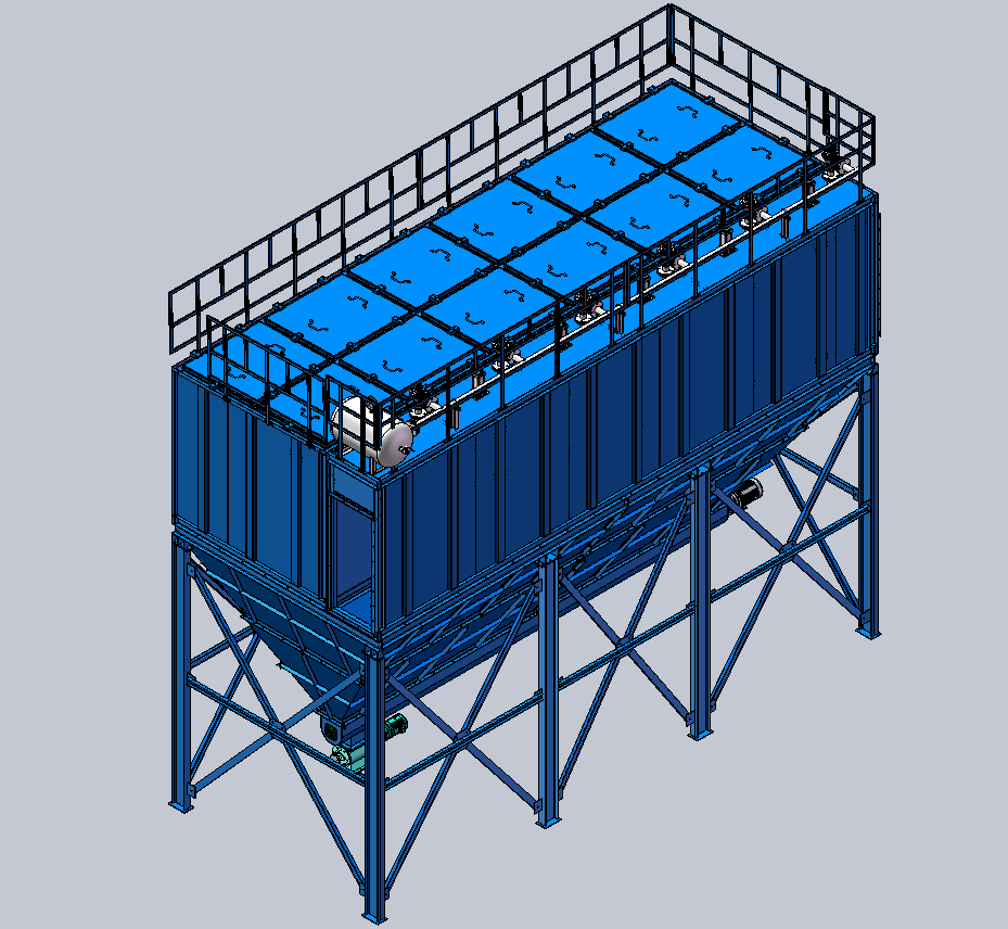 PPC96-6袋式脉冲除尘（3D）