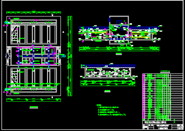 V型滤池设计图纸