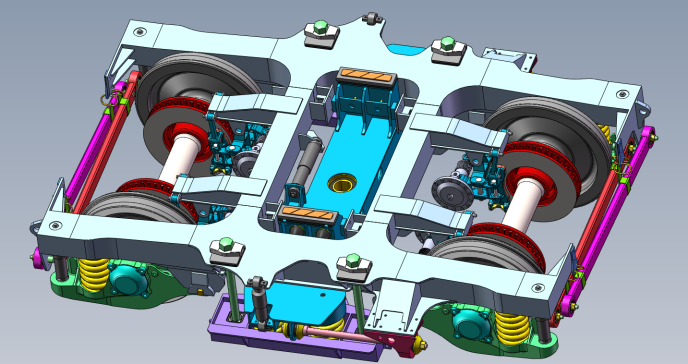 CW-1型客车转向架