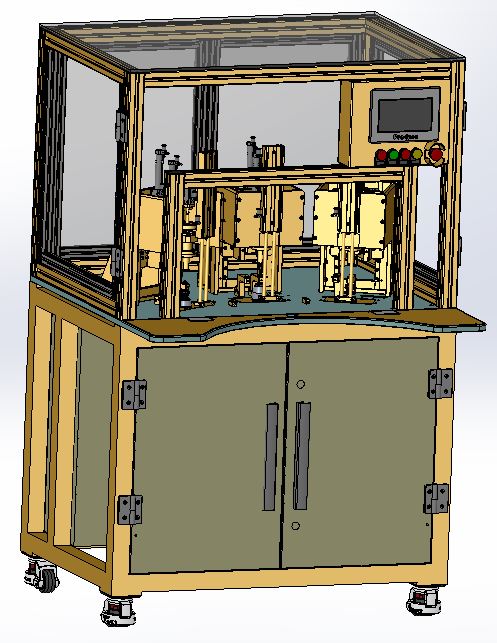 自动锁带垫片螺丝机