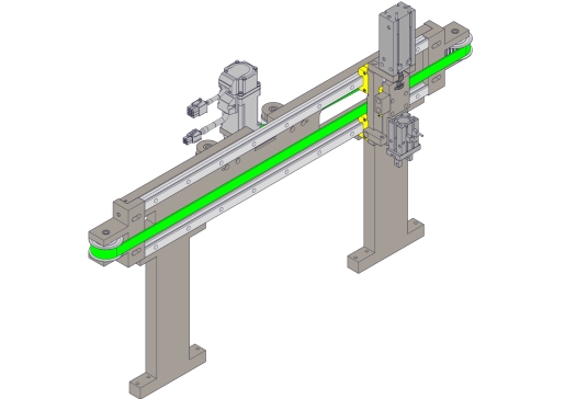 基于同步带传动的移栽机构