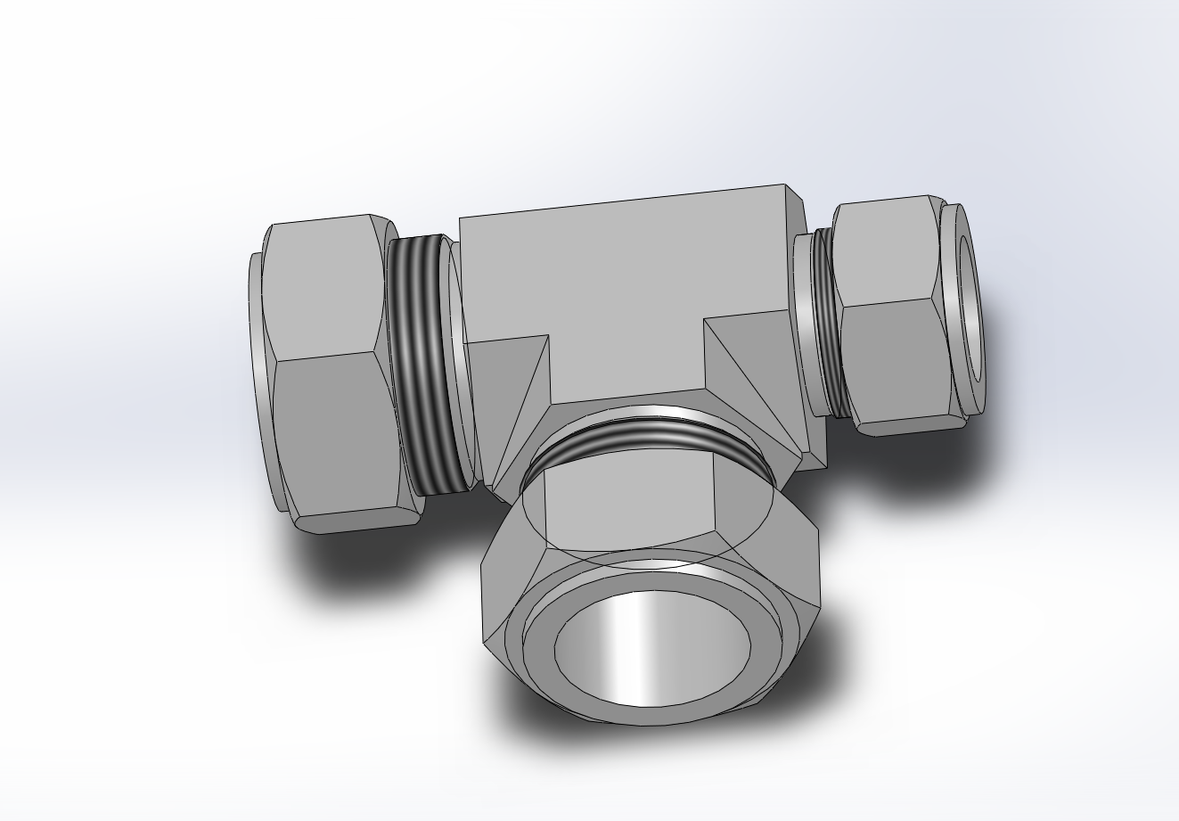9款RUBT型卡套式三通接头