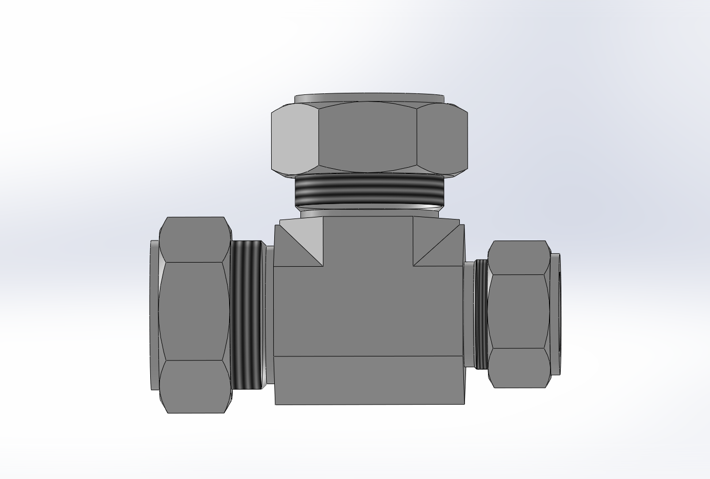 9款RUBT型卡套式三通接头