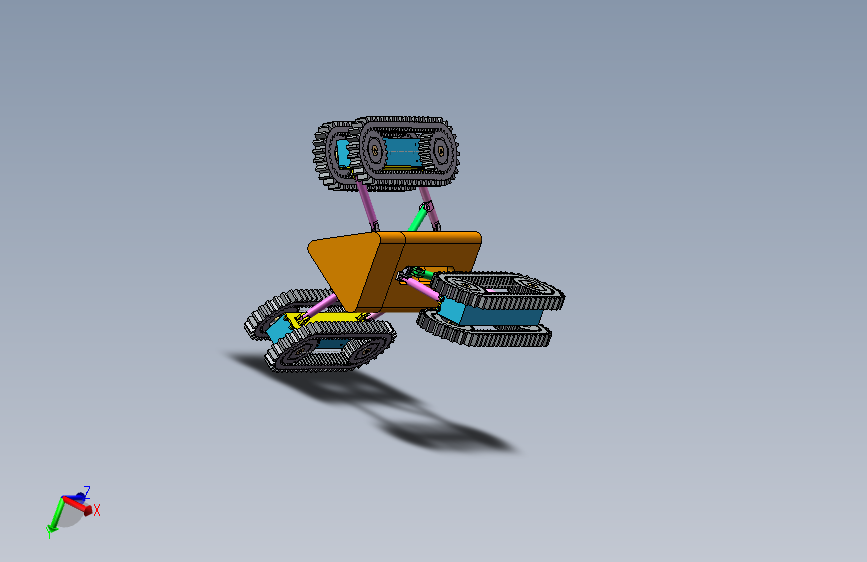 可变径管道机器人